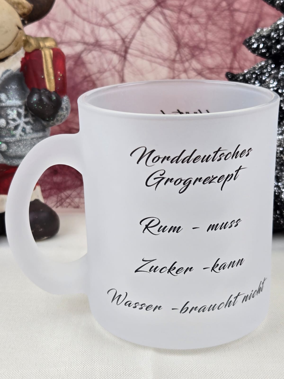 Norddeutsche Glastasse satiniert Grogrezept