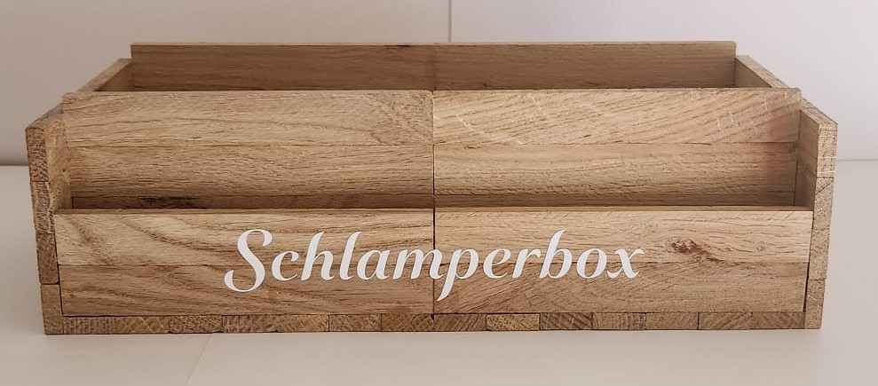 personalisierte Aufbewahrungsbox aus Holz, Organizer, Deko Holzbox