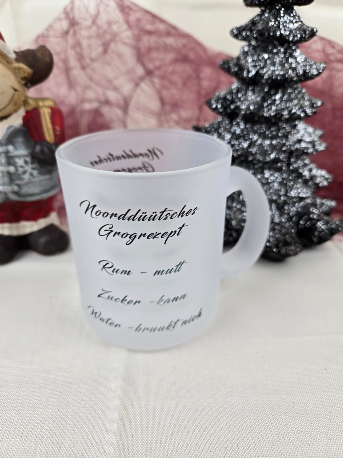 Norddeutsche Glastasse satiniert Grogrezept