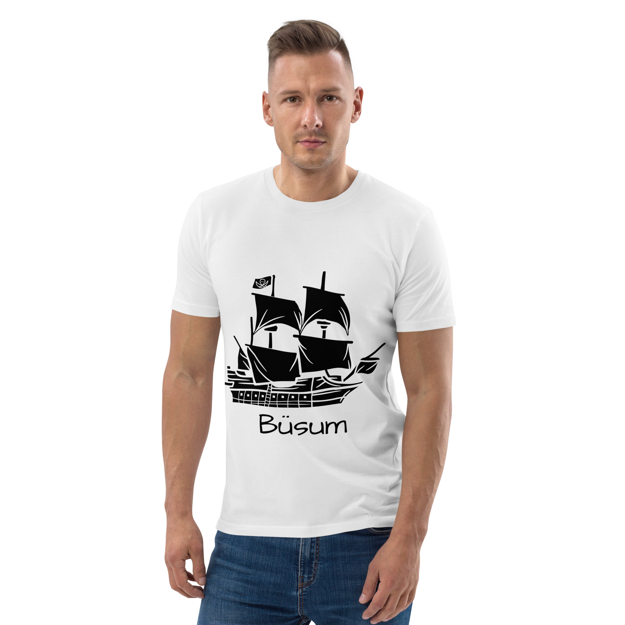 Maritimes Unisex T-Shirt aus Bio-Baumwolle