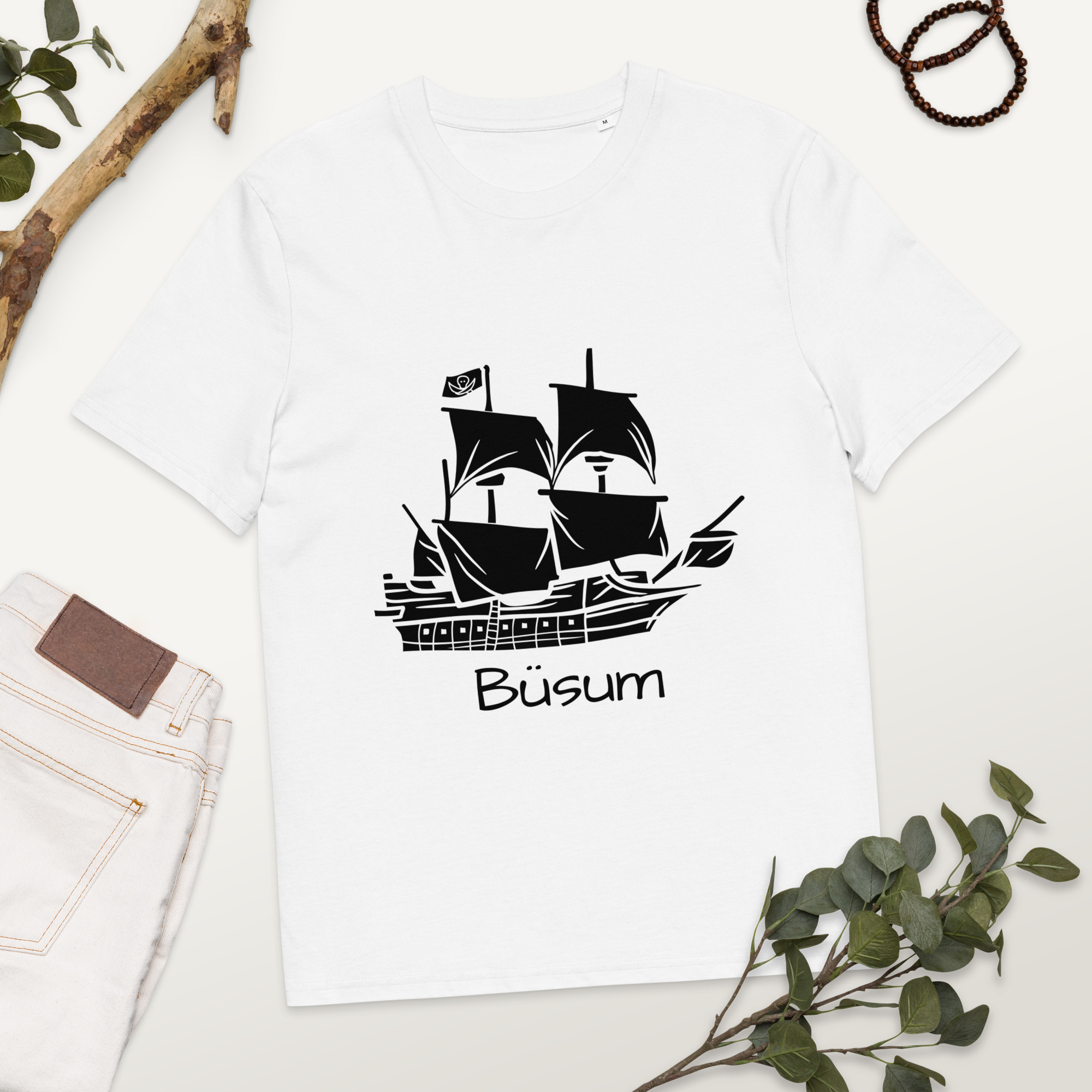 Maritimes Unisex T-Shirt aus Bio-Baumwolle