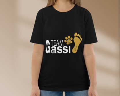 Team Gassi T-Shirt mit Pfoten- und Fußabdruck – Personalisiertes Shirt für Hundebesitzer – Bild 8