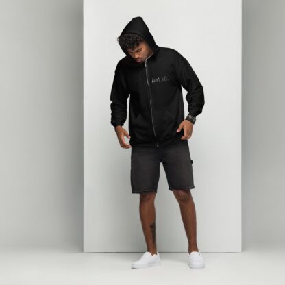 ÄHM, NÖ..., Statement-Zipper für Sie und Ihn - Zipper mit inspirierenden lustigen Sprüchen - Unisex Heavy-Blend Zip Hoodie – Bild 4